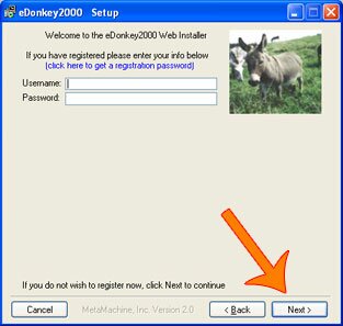 eDonkey registrazione